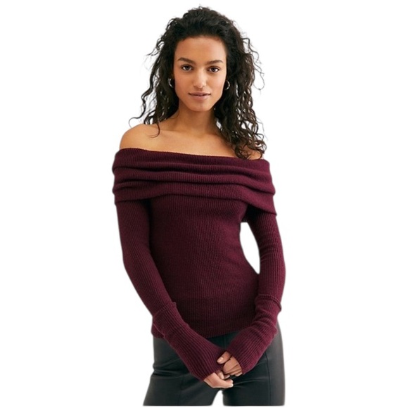 Free People Sweaters - NWT We The Free Snow Bunny Long Sleeve Top Size XL